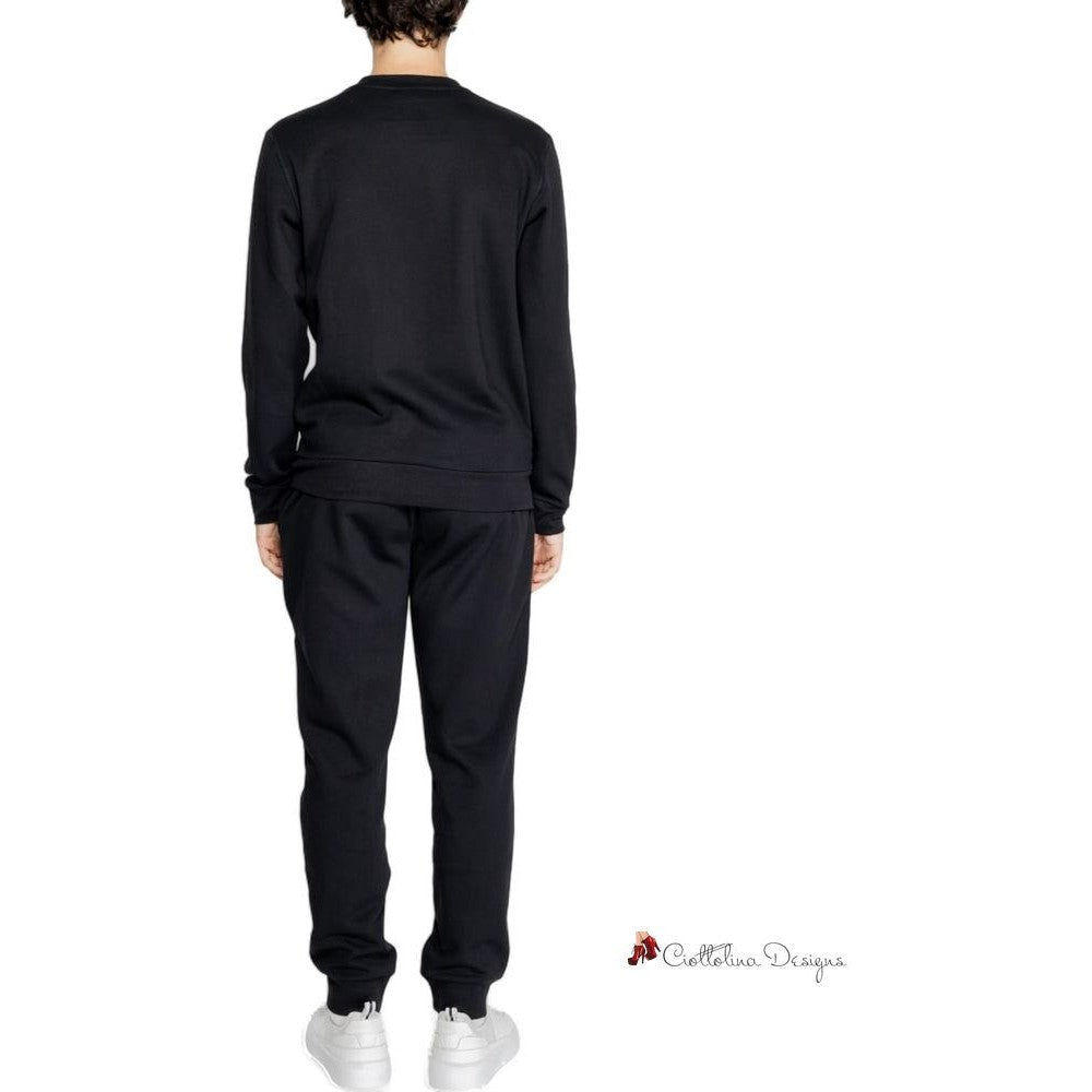 Black Cotton Sweatsuit