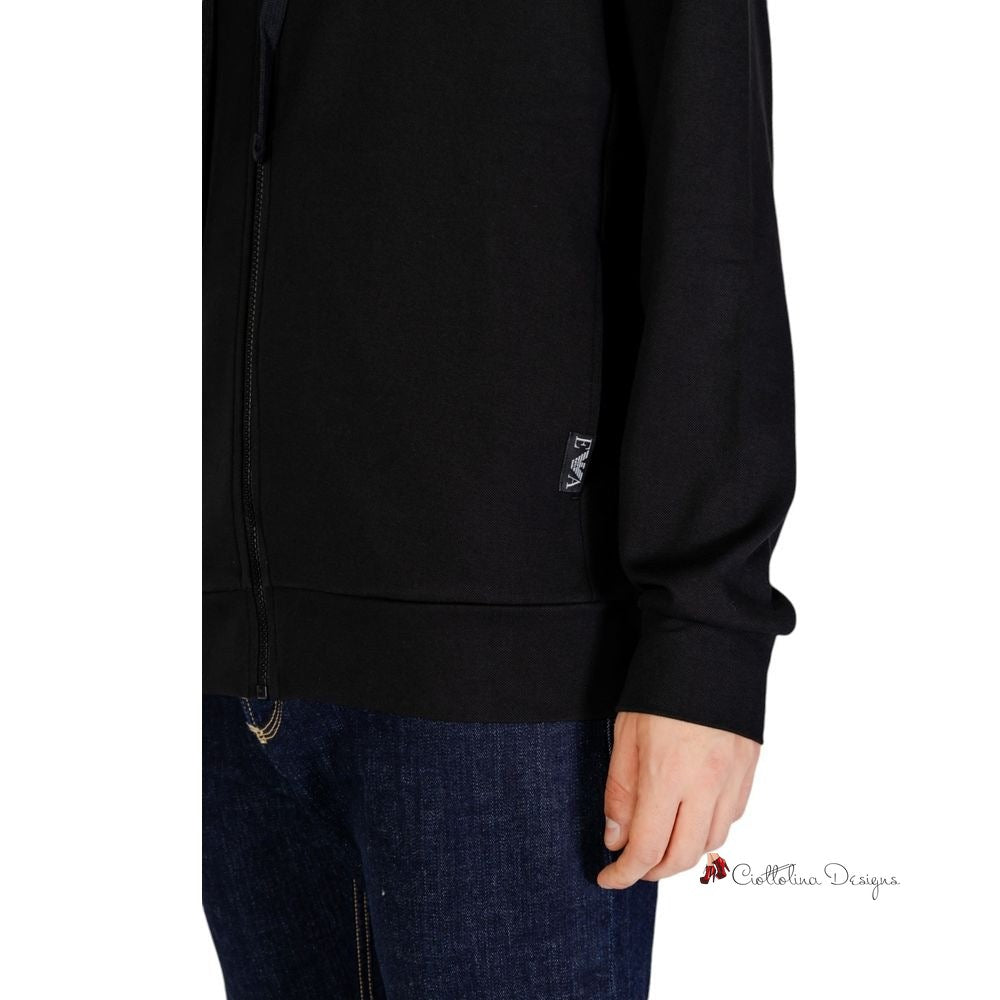 Black Polyester Sweater