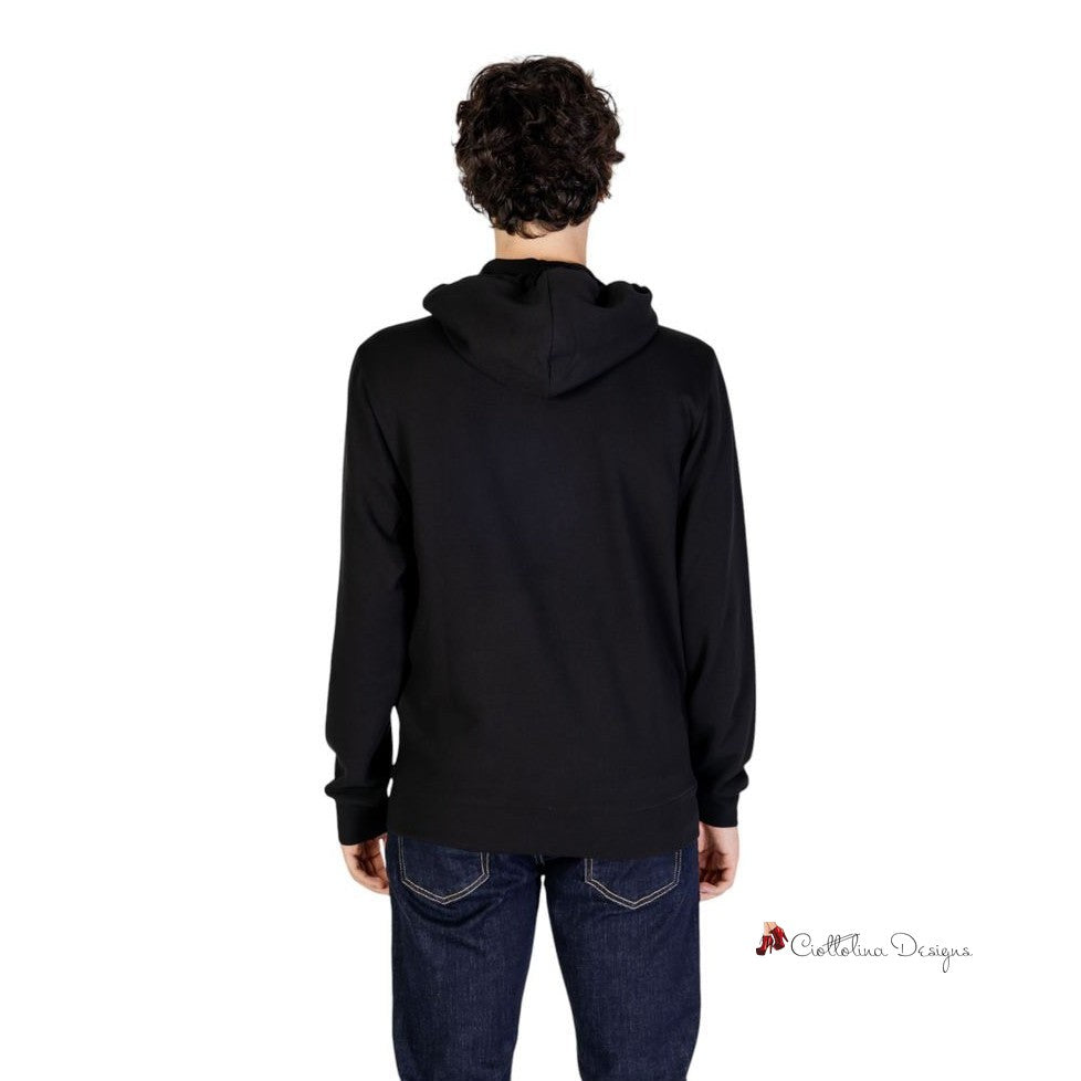 Black Polyester Sweater