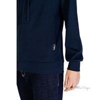 Blue Polyester Sweater