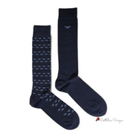 Blue Cotton Sock