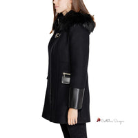 Black Wool Jackets & Coat