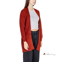 Red Viscose Cardigan