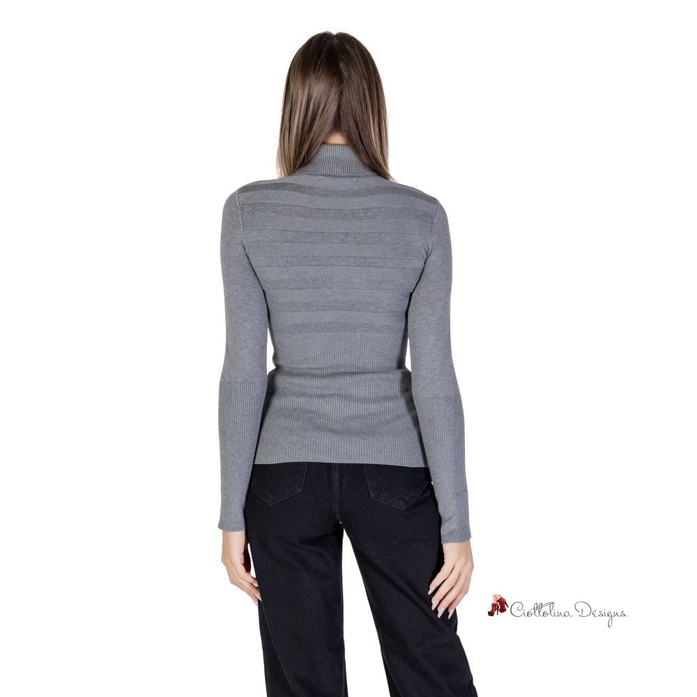 Gray Viscose Sweater