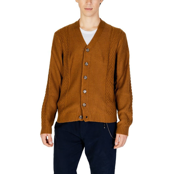 Beige Polyester Cardigan