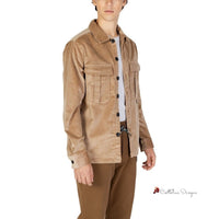 Beige Cotton Shirt