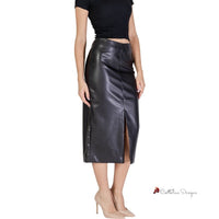 Black Polyester Skirt