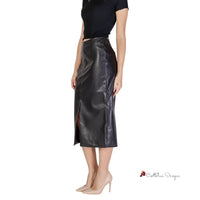 Black Polyester Skirt