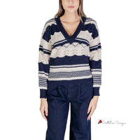 Blue Recycled Polyester Sweater