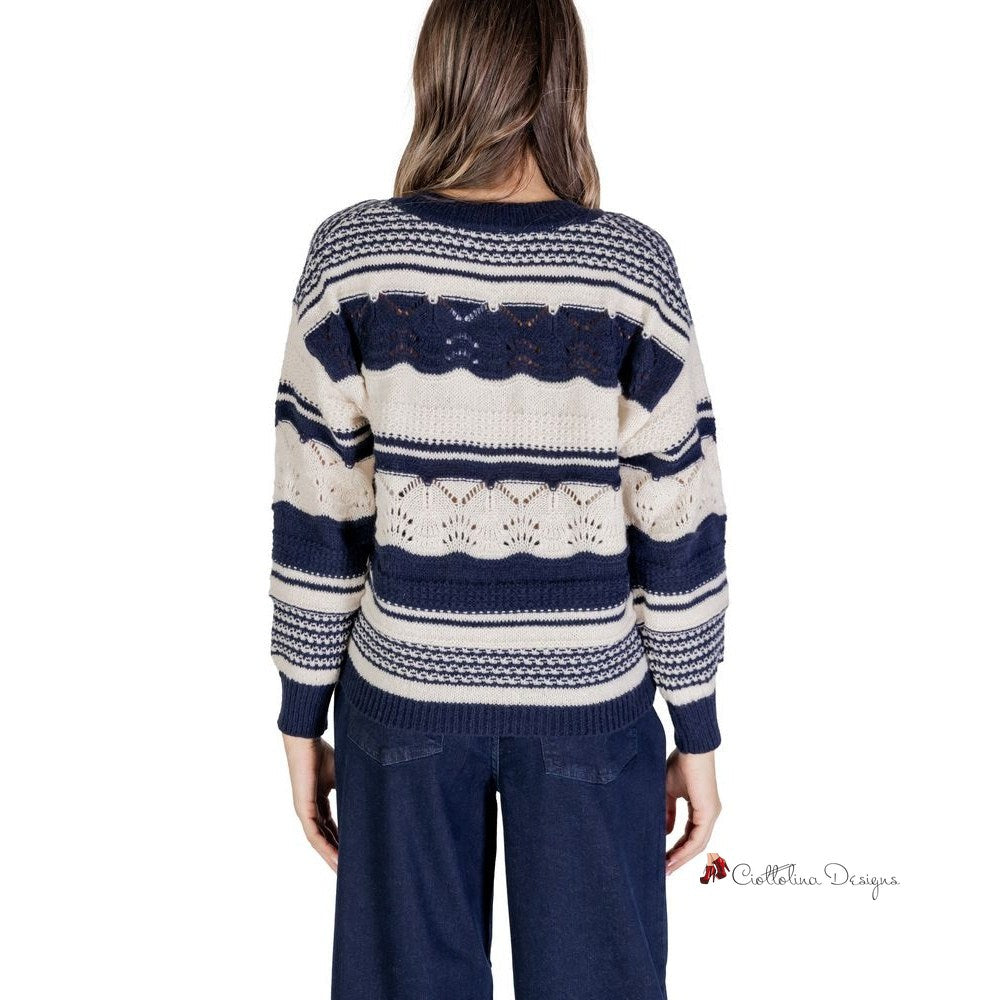 Blue Recycled Polyester Sweater