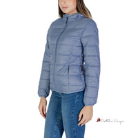 Blue Nylon Jackets & Coat