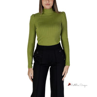 Green Polyester Tops & T-Shirt