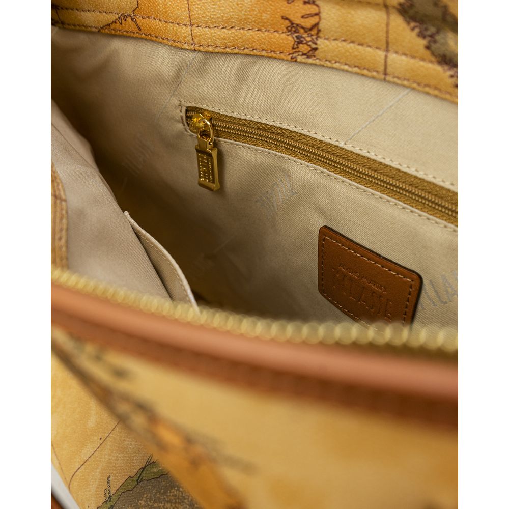 Beige Leather Handbag