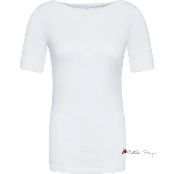 White Viscose Tops & T-Shirt