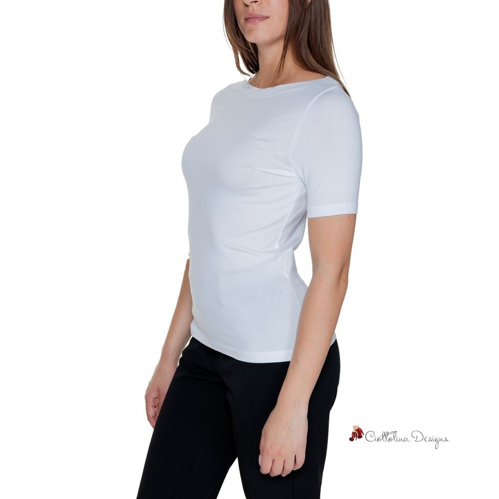 White Viscose Tops & T-Shirt