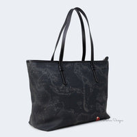 Black Polyester Handbag