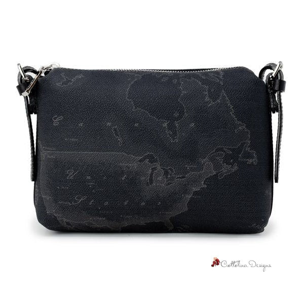 Black Polyester Handbag