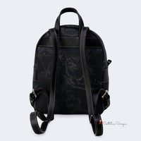 Black Leather Backpack