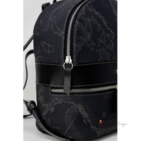 Black Leather Backpack