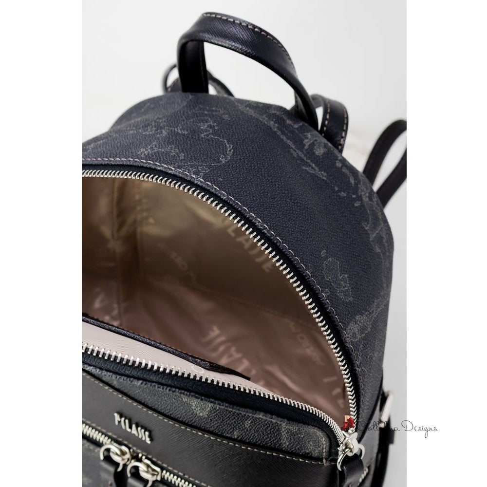 Black Leather Backpack