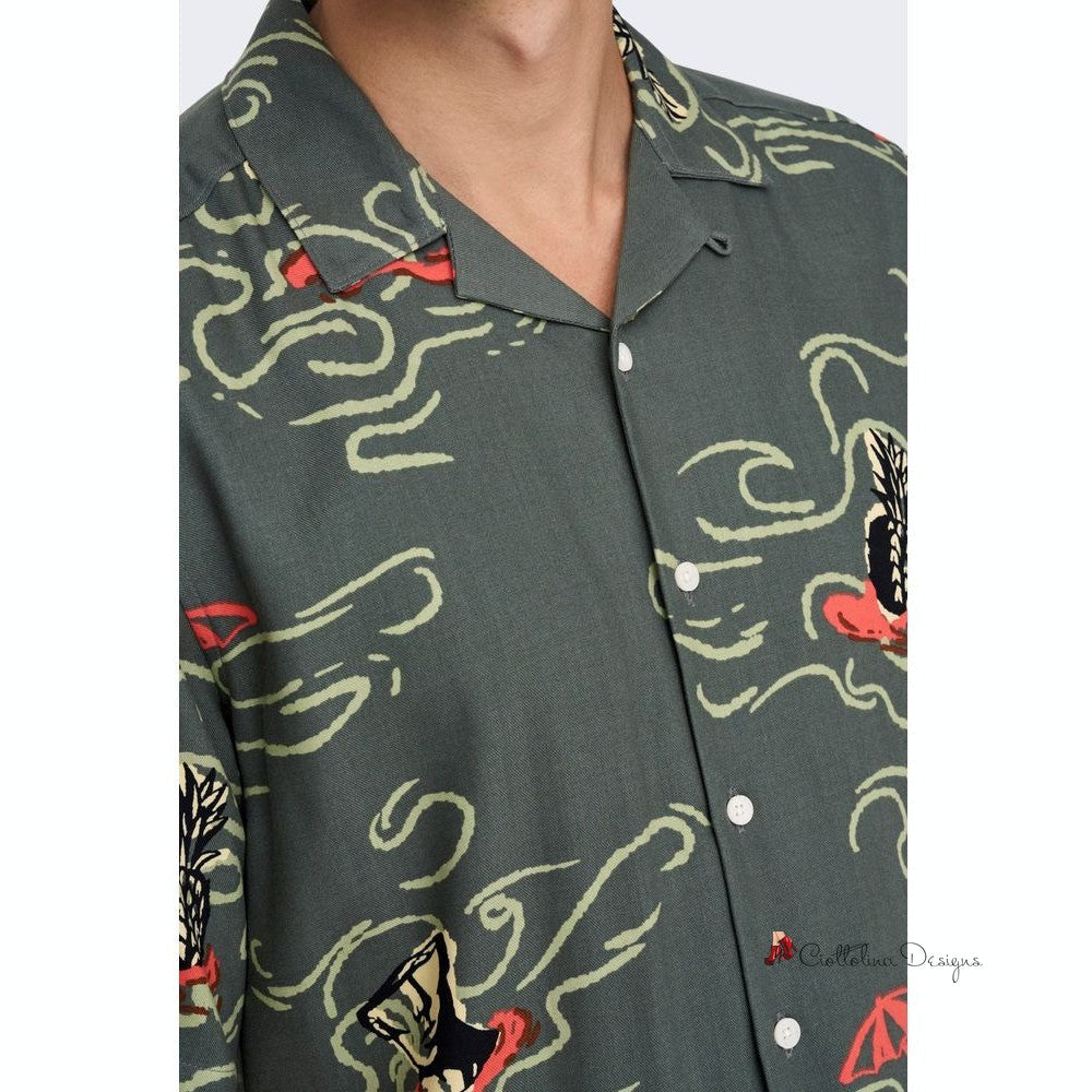 Green Viscose Shirt