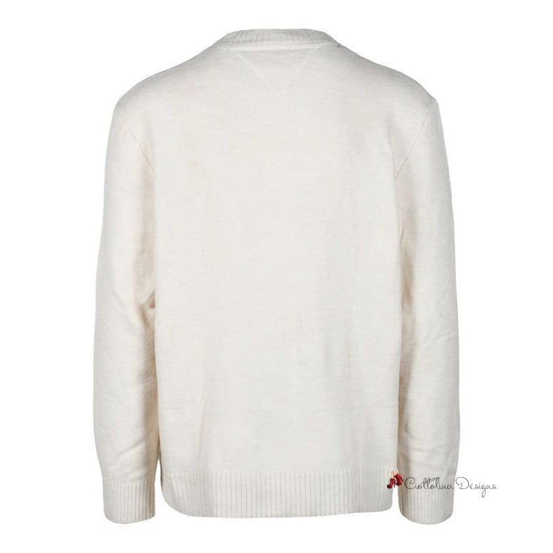 Beige Acrylic Sweater