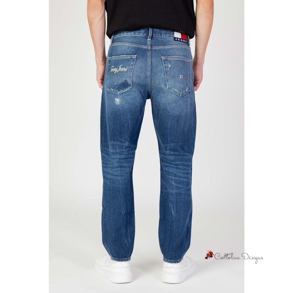 Blue Cotton Jeans & Pant