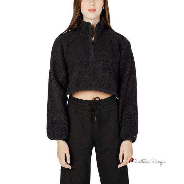 Black Polyester Sweater