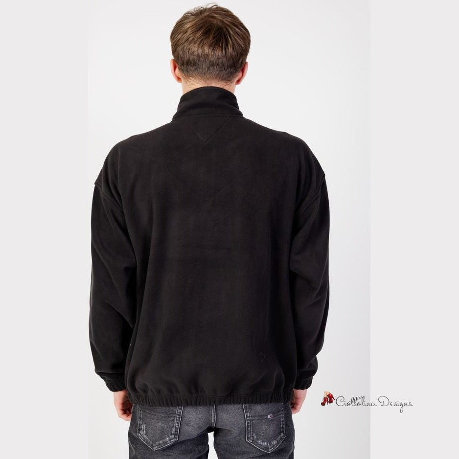 Black Recycled Polyester Sweater