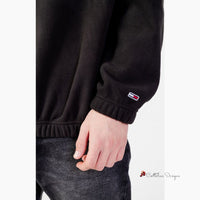 Black Recycled Polyester Sweater