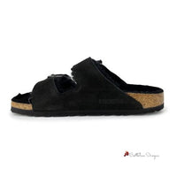 Black Suede Sandal