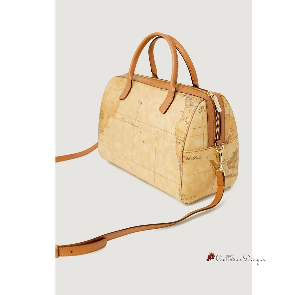 Beige Leather Handbag