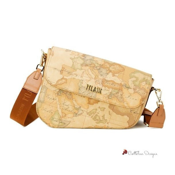 Beige Leather Handbag