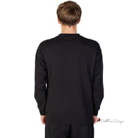 Black Cotton Sweater