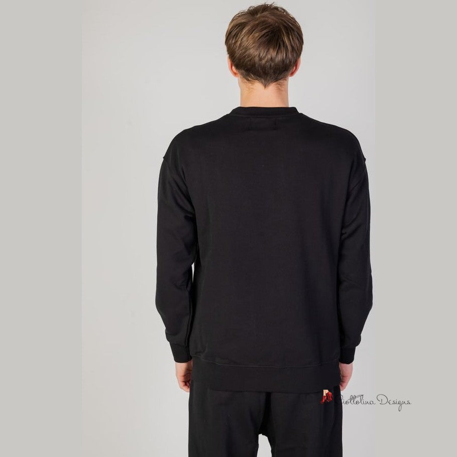 Black Cotton Sweater