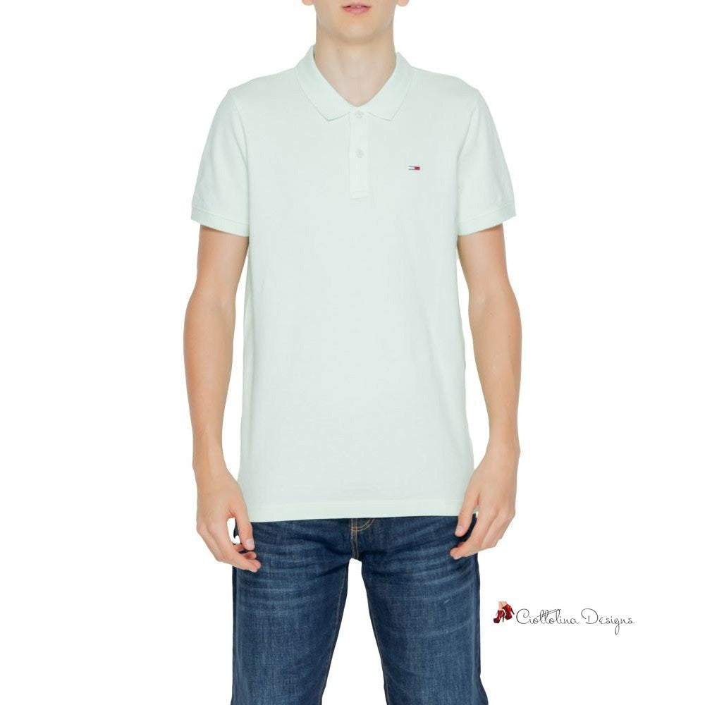 Green Cotton Polo Shirt