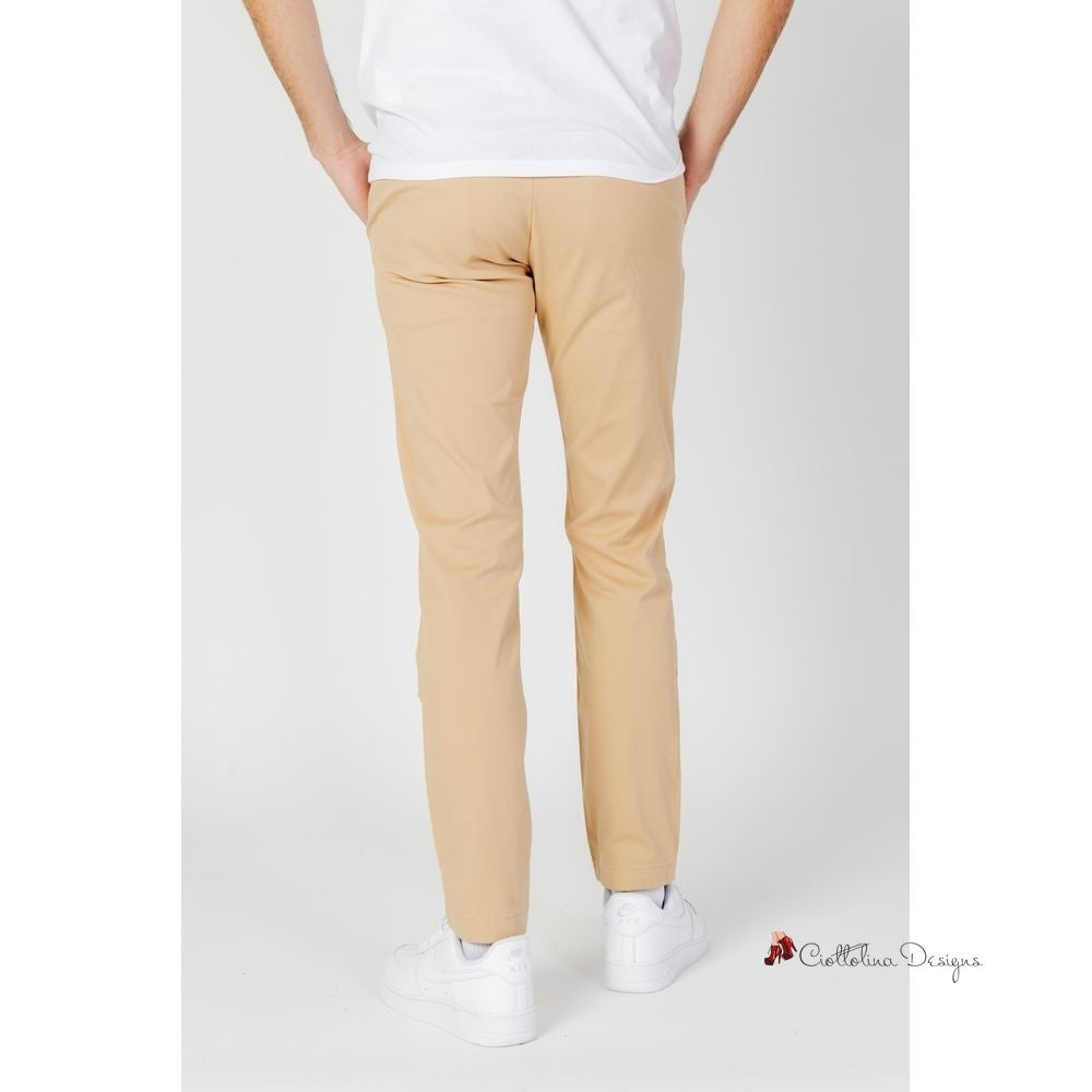 Beige Organic Cotton Jeans & Pant