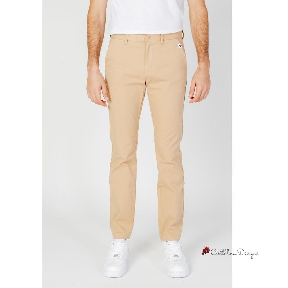 Beige Organic Cotton Jeans & Pant