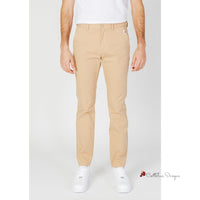 Beige Organic Cotton Jeans & Pant