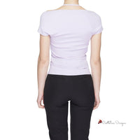 Purple Recycled Polyester Tops & T-Shirt