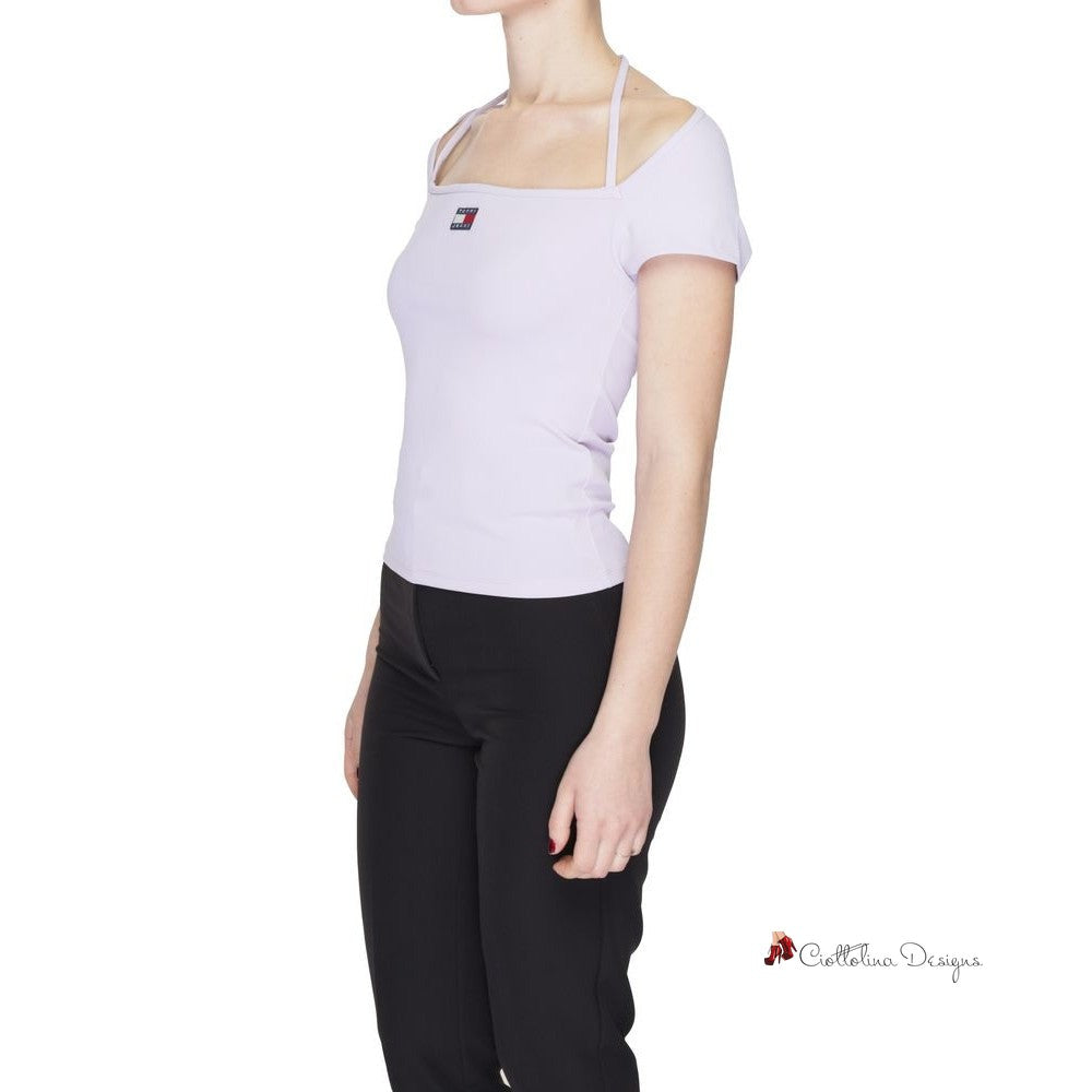 Purple Recycled Polyester Tops & T-Shirt