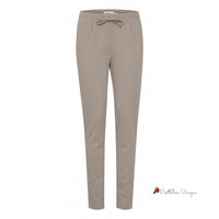 Gray Polyester Jeans & Pant