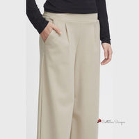 Beige Recycled Polyethylene Jeans & Pant