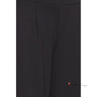 Black Recycled Polyester Jeans & Pant