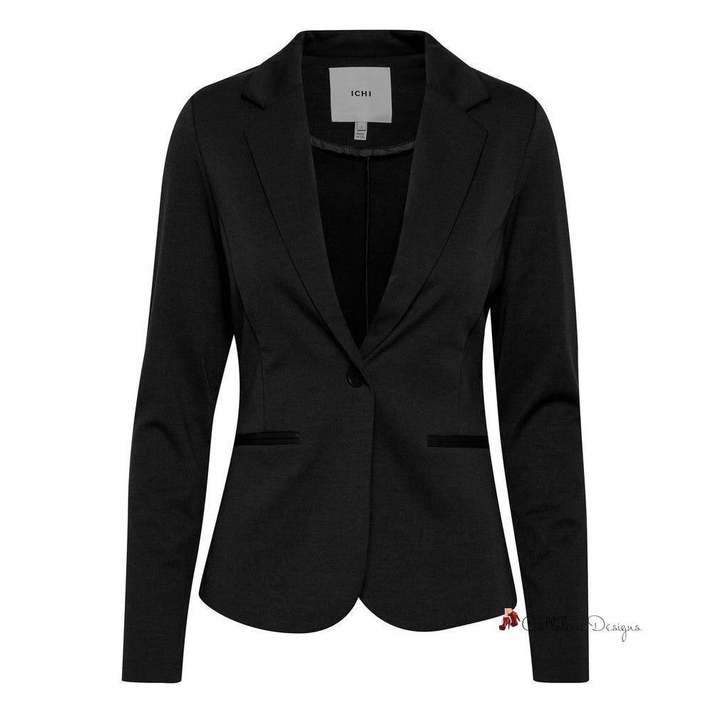 Black Polyester Suits & Blazer