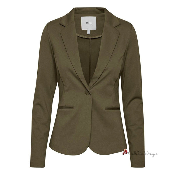 Green Polyester Suits & Blazer