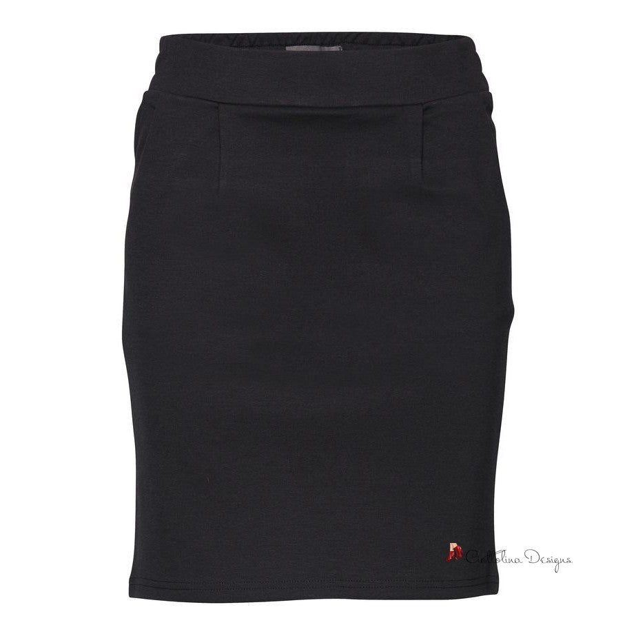 Black Polyester Skirt