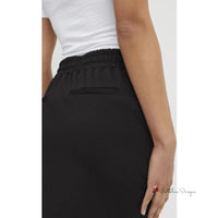 Black Polyester Skirt