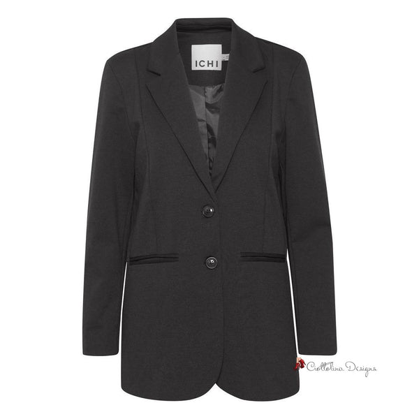 Black Recycled Polyester Suits & Blazer