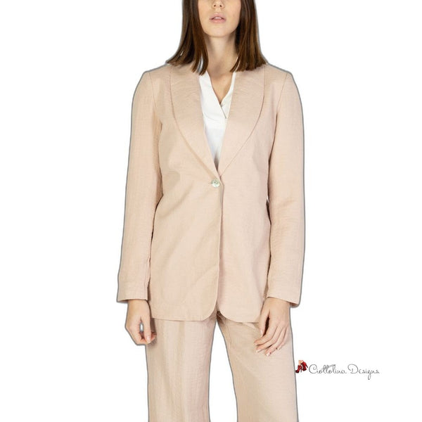 Pink Viscose Suits & Blazer